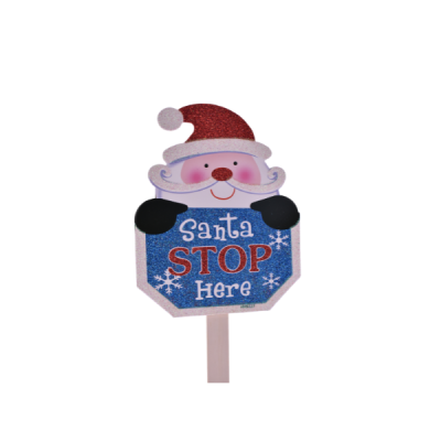 Estaca decorativa navideña para jardín – diseño clásico