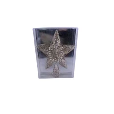 Estrella para árbol navideño 30 cm – color champagne