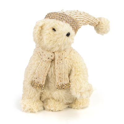 Adorno navideño oso – figura decorativa clásica