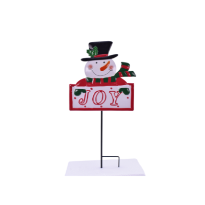 Estaca decorativa navideña para jardín – figura navideña