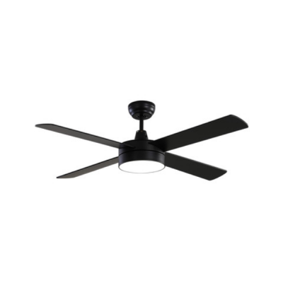 Ventilador tumbado 52" negro + 4 aspas + control + luz 22W - MAVIJU EL070088