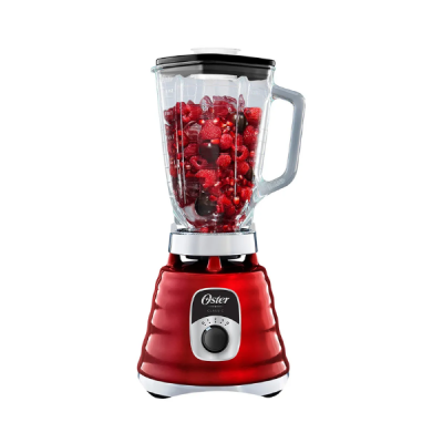 Licuadora 3 velocidades roja clásica con perilla - Oster