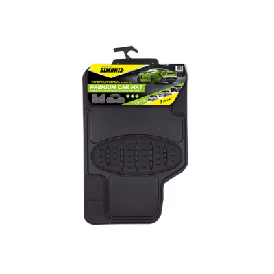 Moquetas PVC 3 piezas negro universal Simoniz SM-50201273