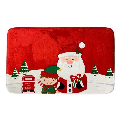 Alfombra de baño Roja Santa con duene Santini