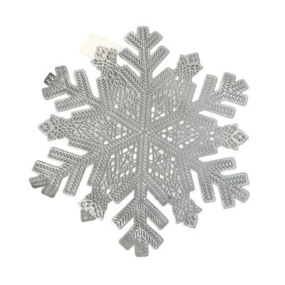 Individual navidad 38x3cm plateado plast santini