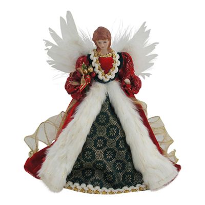 Angel Decor Rojo/Verde 30Cm Santini (160-7000465)