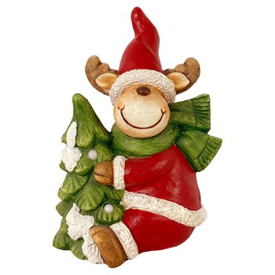 ADORNO NAV RENO 35CM C/LUZ A/BAT DECOR JARDIN STN (201-6400034)