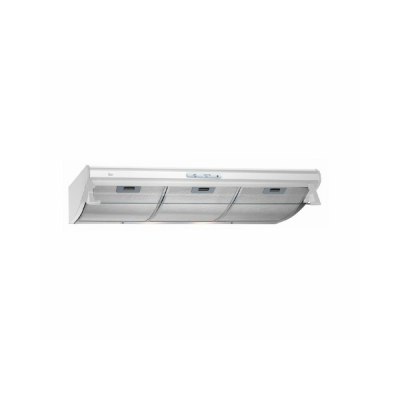 Campana de cocina pared 90 cm acero inox blanca 3 velocidades con kit - TK
