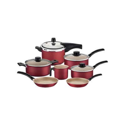 Set ollas rojo Turim 7 piezas Tramontina TRM-20298712