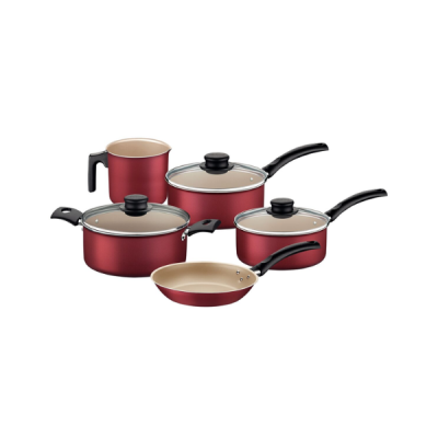 Set ollas rojo Turim 5 piezas Tramontina TRM-20298772