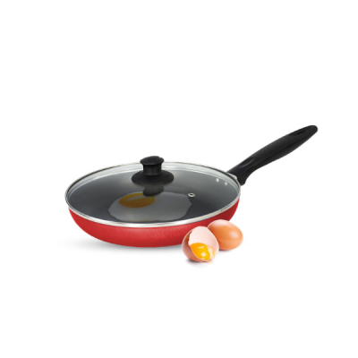 Sartén con tapa 24cm rojo Milano UMCO UMC-2310