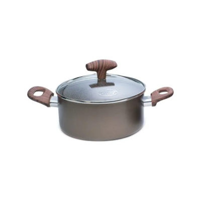 Cacerola aluminio 24cm Brown Stone inducción antiadherente UMCO UMC-7365