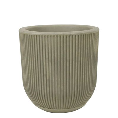 Macetero redondo color camurca SP27 Vasart