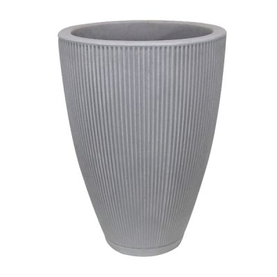 Macetero Cónico SP27 Cemento Vasart