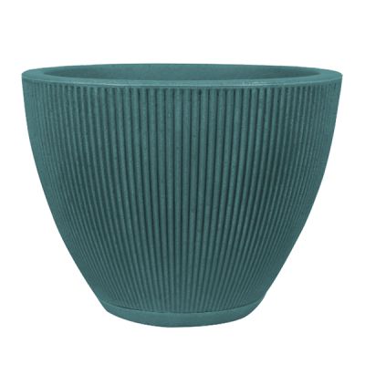 Macetero redondo verde Cooper SP27 Vasart