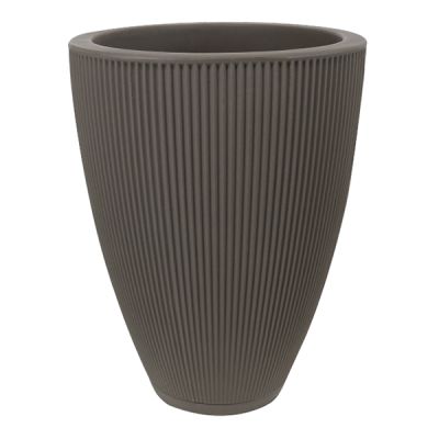 Macetero cónico taupe SP27 Vasart