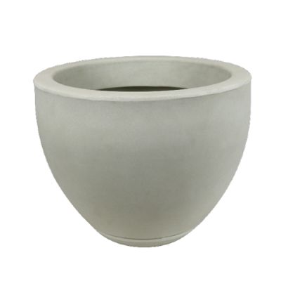 Macetero Redondo Paranoa Blanco Vasart