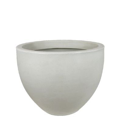 Macetero redondo blanco Paranoa Vasart