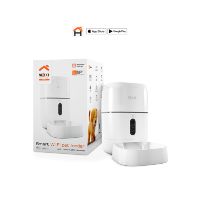 Dispensador de alimentos Nexxt Smart WiFi con cámara 2K NHA-P610
