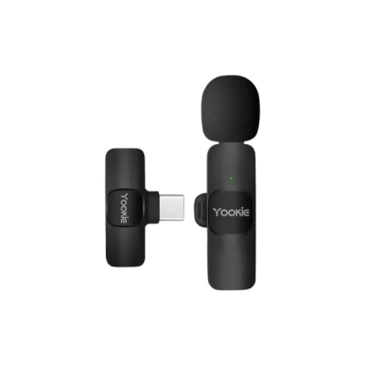 Micrófonos inalámbricos con adaptador Tipo-C Yookie YKI-YE132N1C