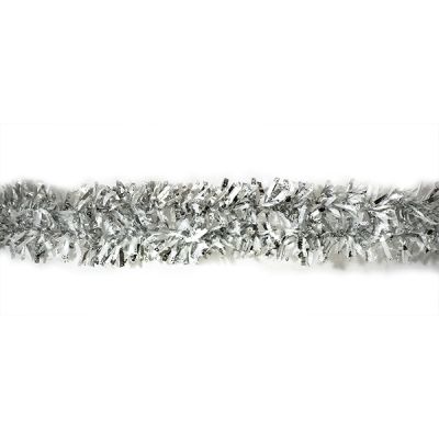 Guirnalda navideña plateada – diseño clásico brillante