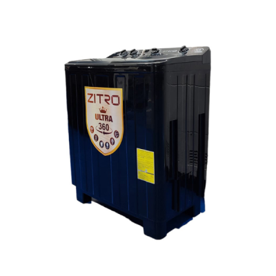 Lavadora semiautomática doble tina 7 kg negra - Zitro
