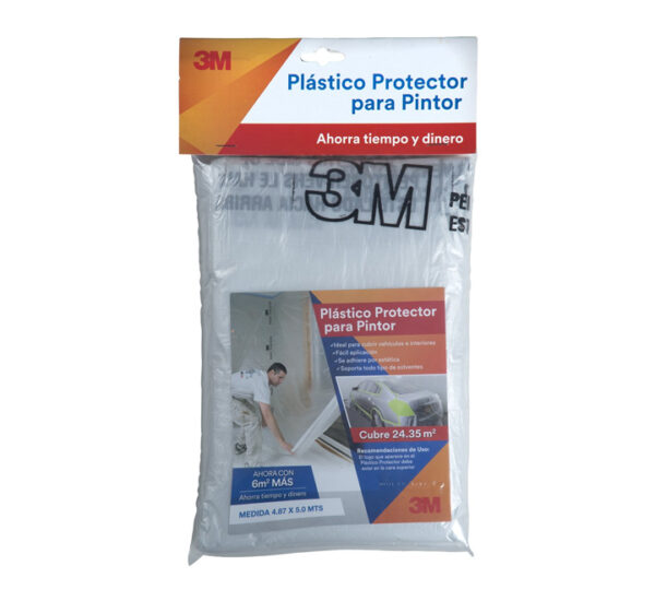 Plástico Protector (Pintar) 4.87x5 Metros - 3M (3323638) (102732)