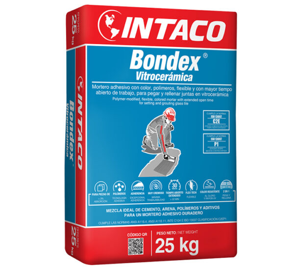 Bondex  Vitrocerámica Blanco 25KG INTACO (P1552)