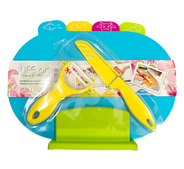 Set Tabla Para Picar 4 Piezas (739-90124053)