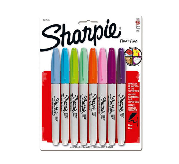 MARCADORES FINOS FASHION X8 SHARPIE (257705)(071641051508)