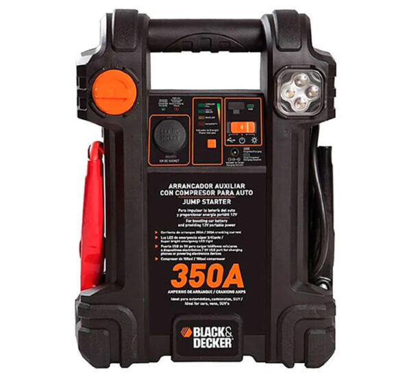 Arrancador-Compresor Auxiliar 350A BLACK & DECKER (JS350CC)