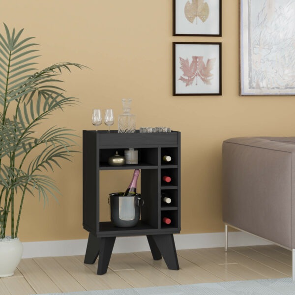 MESA BAR DRINK NEGRO HOME LIFE(214769) - Imagen 2