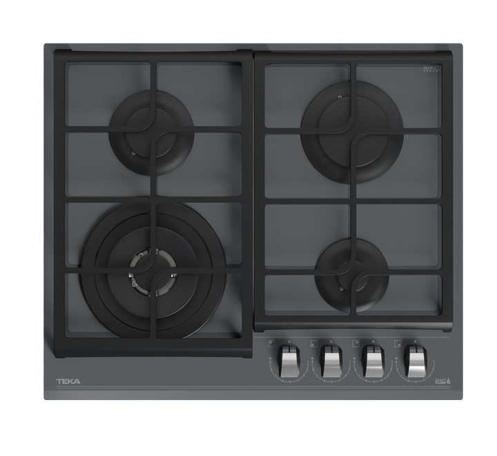 Cocina de Inducción con 4 Quemadores Vitrocerámica 60x51cm Teka