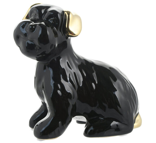 PERRO NEGRO DECOR (12X6X12CM)NORITEX(441-627435)