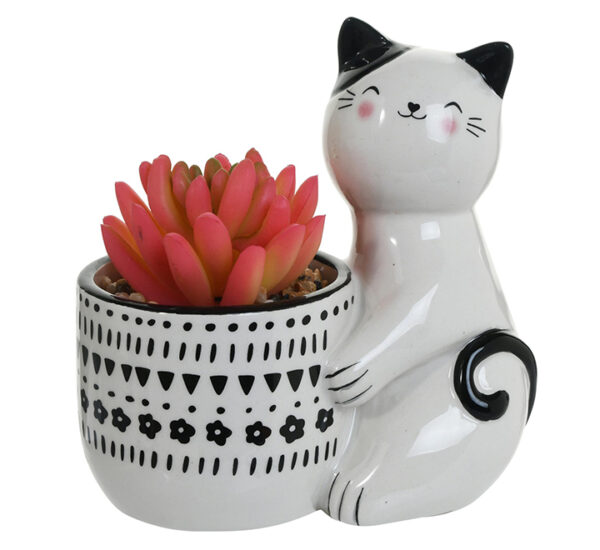 Planta Artificial Con Pote Gato 13Cm NORITEX (445-807263)