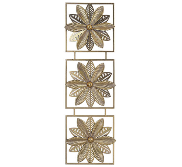 PLACA D/PARED DORADA (29X3X95CM)NX(448-5713073)