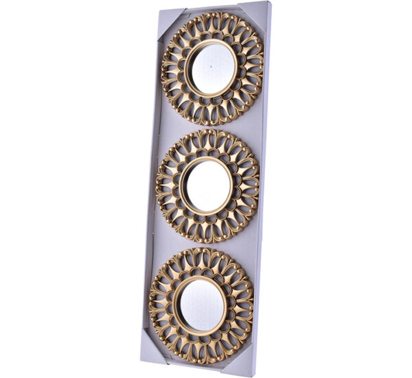 Juego 3 Espejos Dorados 25.4Cm NORITEX (531-72316)