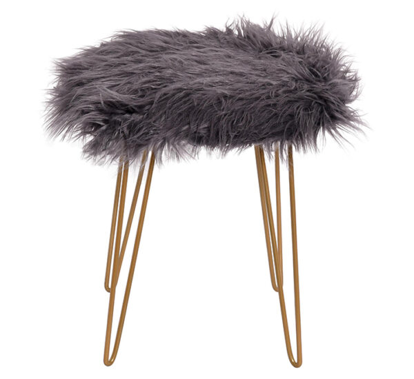TABURETE PELUDO (38X38X45CM)NORITEX(532-35028)