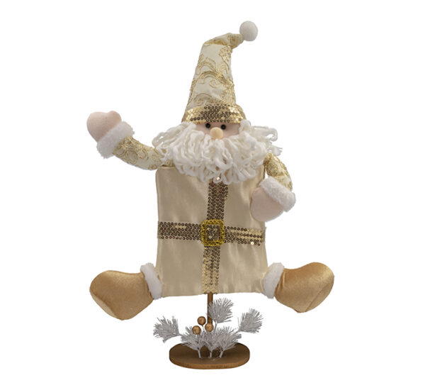 Muñeco Con Regalo 19 Pulgadas Navideño Dorado MIRO (2784-325021GOLD)