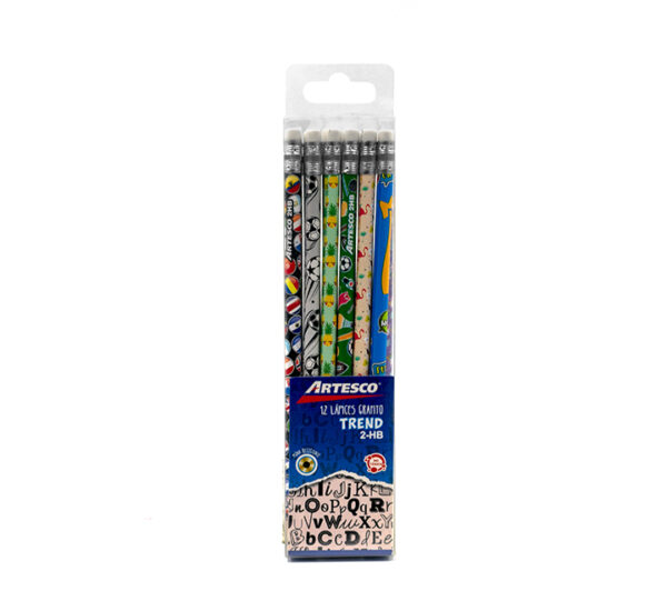 (LAP138) LAPIZ ARTESCO TREND 2-HB (12UNID) - (7750082082762)