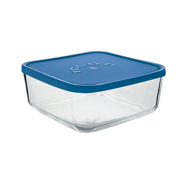 "RECIPIENTE IGLOO QUADRO 18,5 TAPA AZUL BORGONOVO (13243422)"