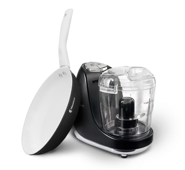 Combo Picatodo 2 Velocidades (3320-013-000) Oster + Sartén Warenhaus 20Cm Negro