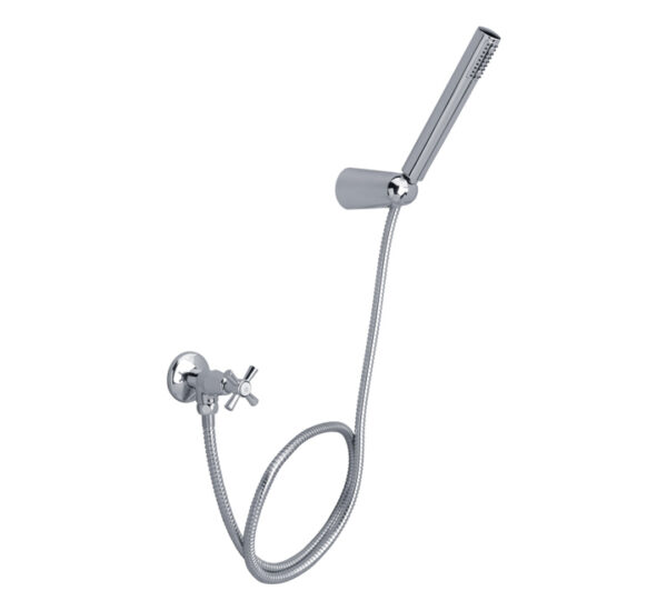 Ducha Teléfono Cromada Con Llave Crux FV (E118/Y4 CR)