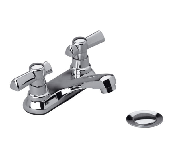LLAVE DE LAVAMANOS Y SIFON FIORI LEVER(E192/27L CR) BIMANDO NORMAL CROMO FV