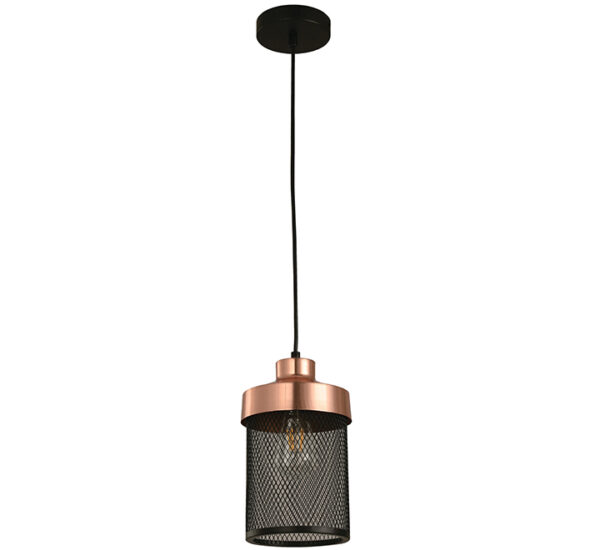 LAMP. TECHO COBRE 1L E27 40W(20440-8)