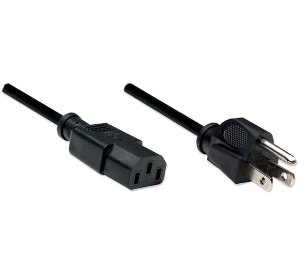 CABLE-PODER (MH-US-CbL-SVT-18/3 75C1.8MT*NEGRO) MANHATTAN (300179)