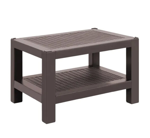 MESA-2 PISO (SIN VIDRIO) DECO RATÁN CAFÉ PICA(9000002651)