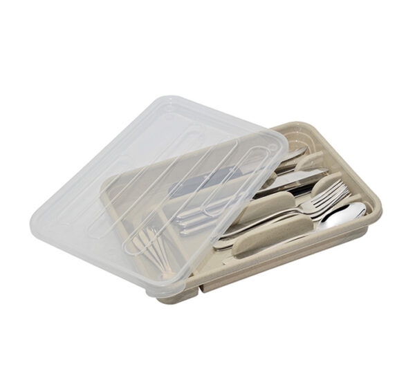 Porta Cubiertos BEIGE BIOSTYLE PICA(9000004374)