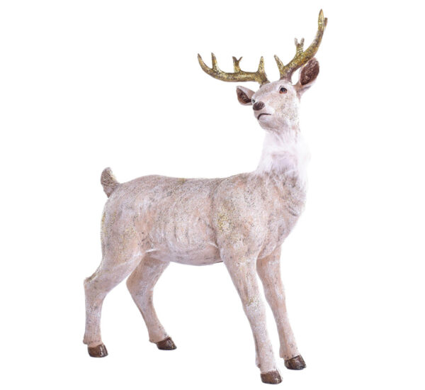 RENO DECORATIVO BLANCO(27X10.5X35.5CM)SANTINI(100-0400085)
