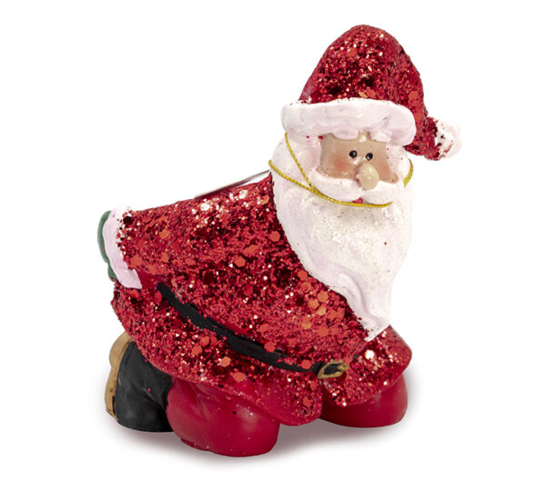 PORTABOTELLA SANTA 10X9X13CM ROJO SANTINI (100-0500054)